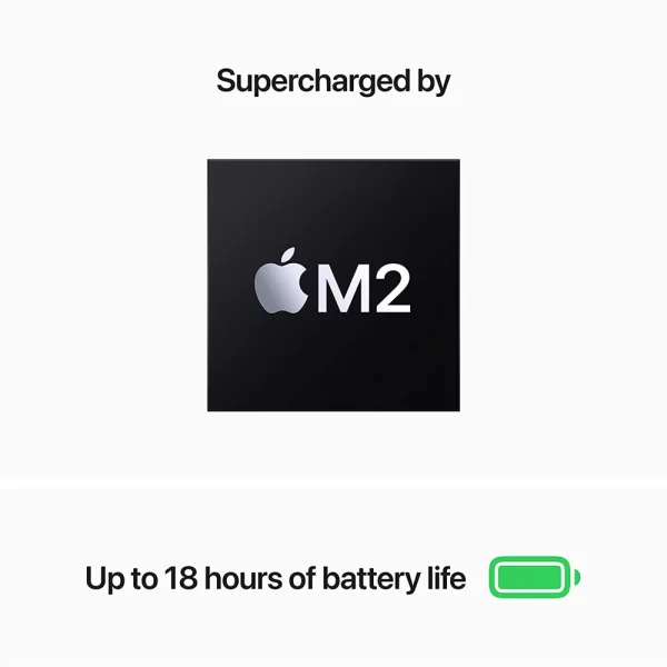 MacBook Air Laptop with M2 chip: 13.6-inch Liquid Retina Display, 256GB SSD - Image 2